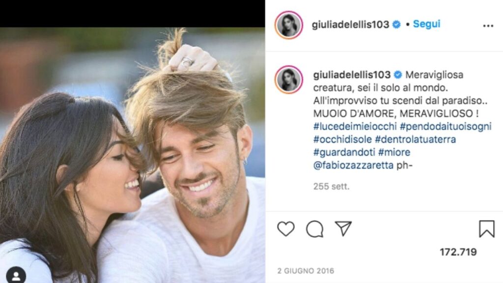 Giulia De Lellis e Andrea Damante nella prima foto insieme dopo Uomini e Donne