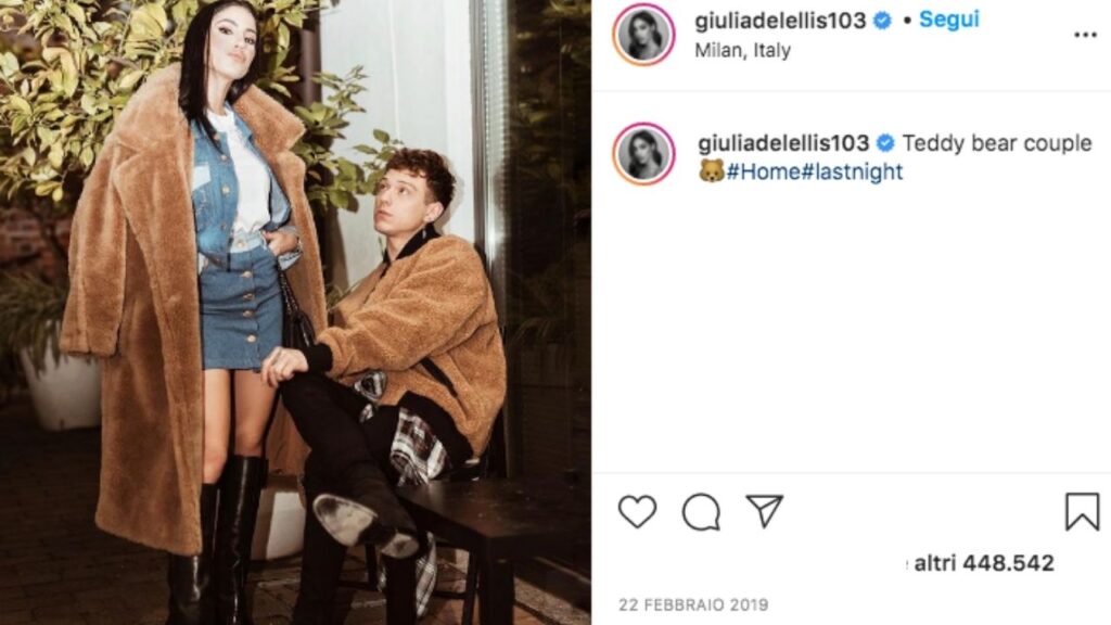 giulia de lellis e irama nel 2019