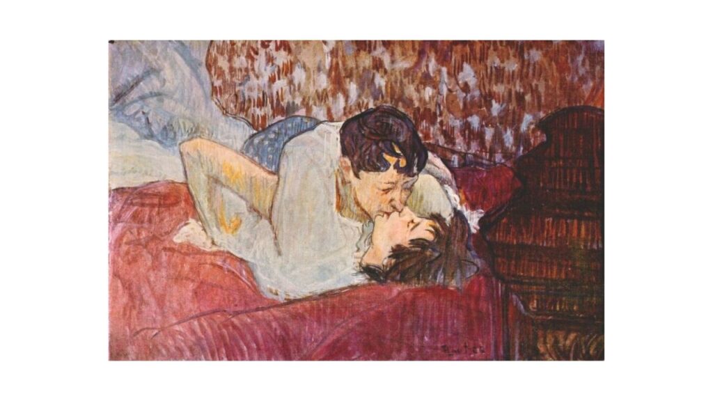 il bacio di toulouse lautrec