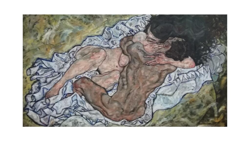 l'abbraccio di schiele