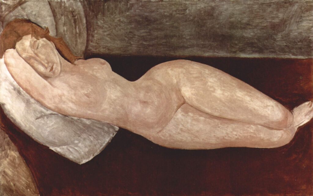 Nudo disteso di Modigliani