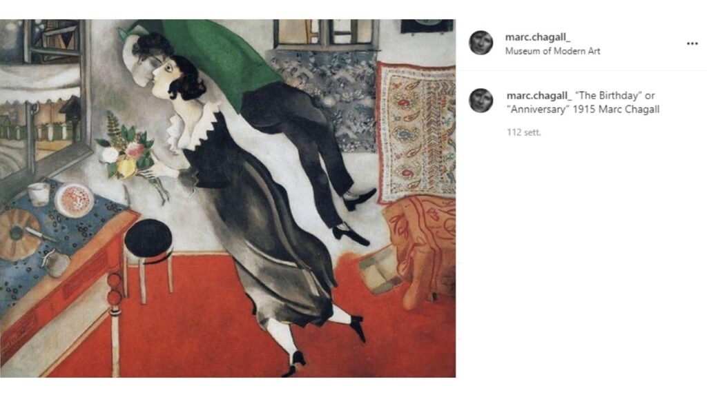 l'anniversario di Marc Chagall