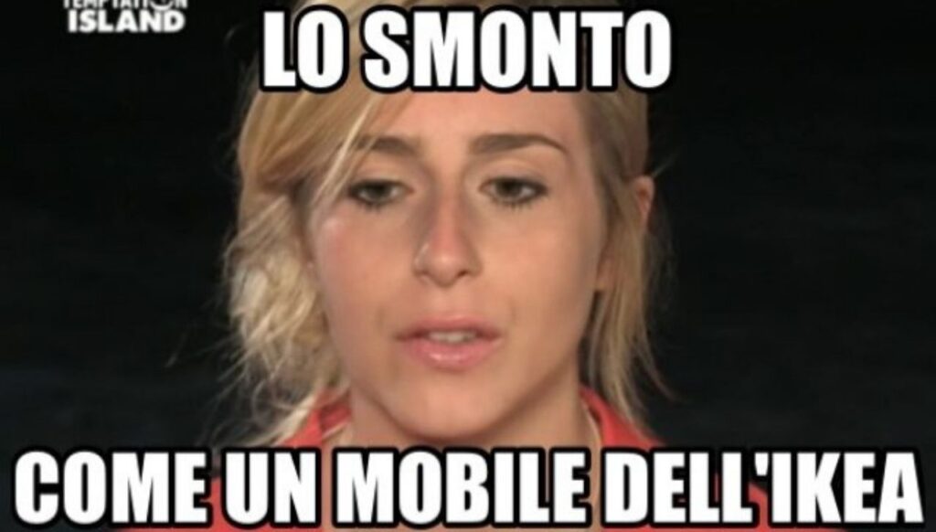 Lara Zorzetto meme Temptation Island