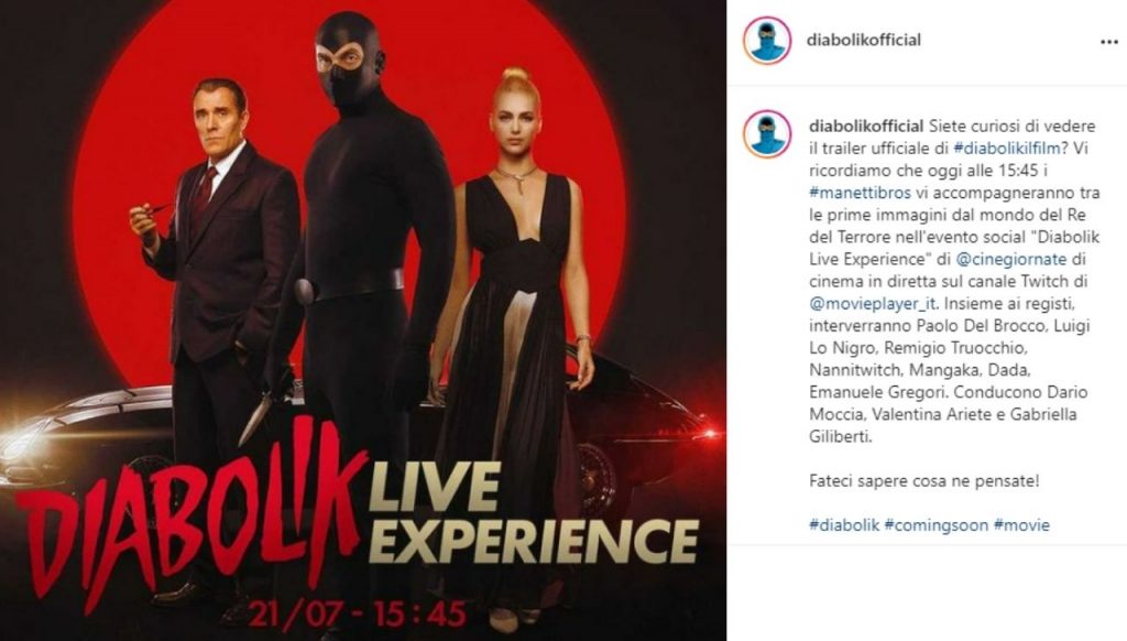 Diabolik il film cast attori protagonisti