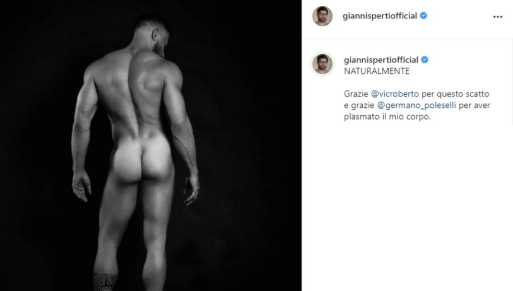 Gianni Sperti instagram foto senza veli