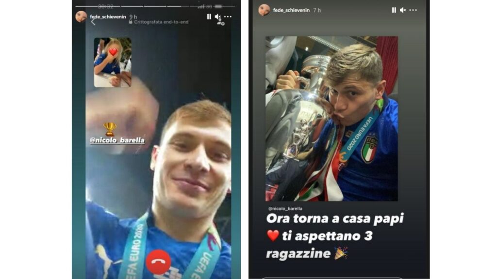 federica schievenin e il post su instagram per papà barella