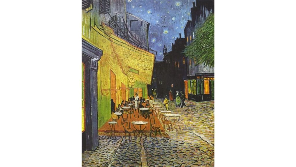 la terrazza del caffè la sera di vangogh