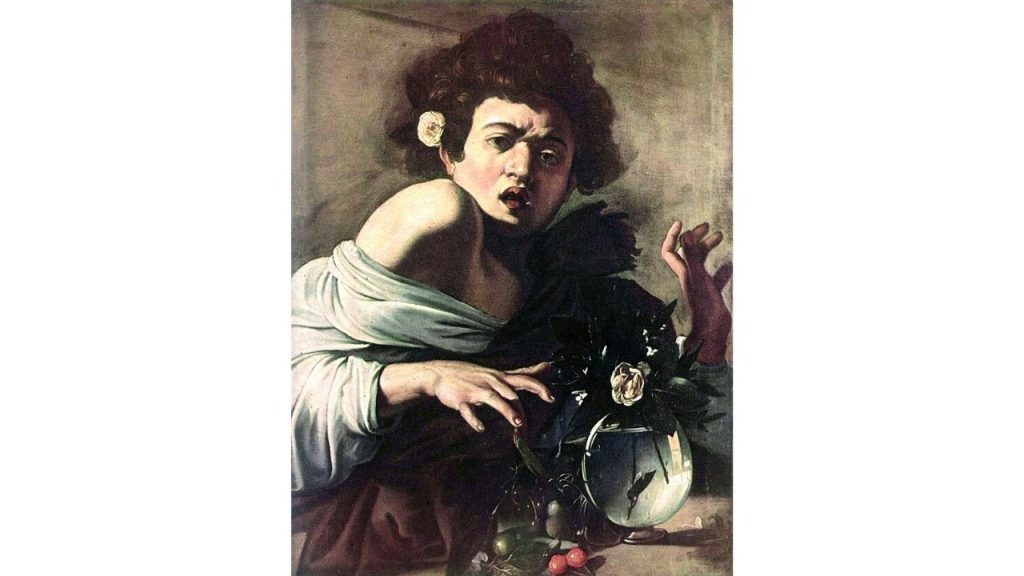 ragazzo morso da un ramarro caravaggio