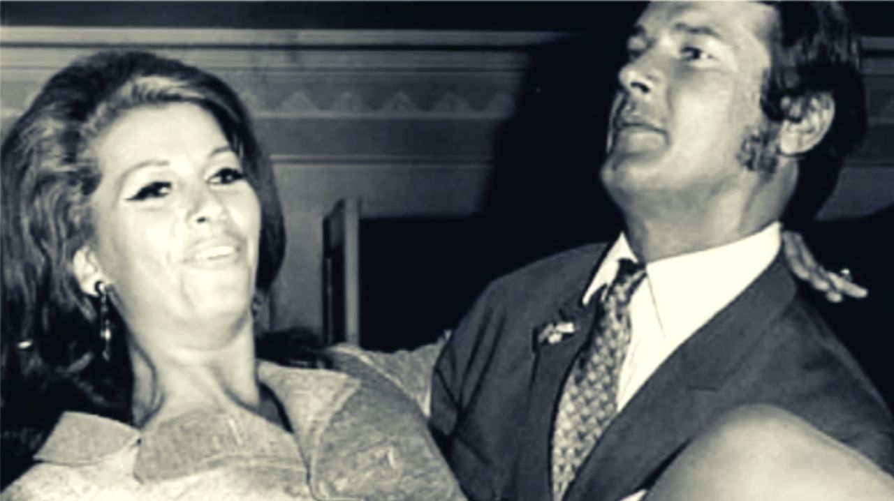 Roger Moore e Luisa Mattioli