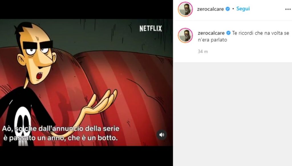 zerocalcare nuova serie tv netflix