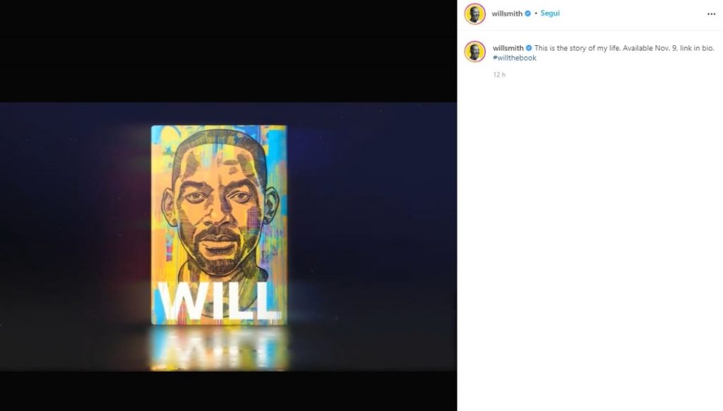 Will Smith nuovo libro Instagram