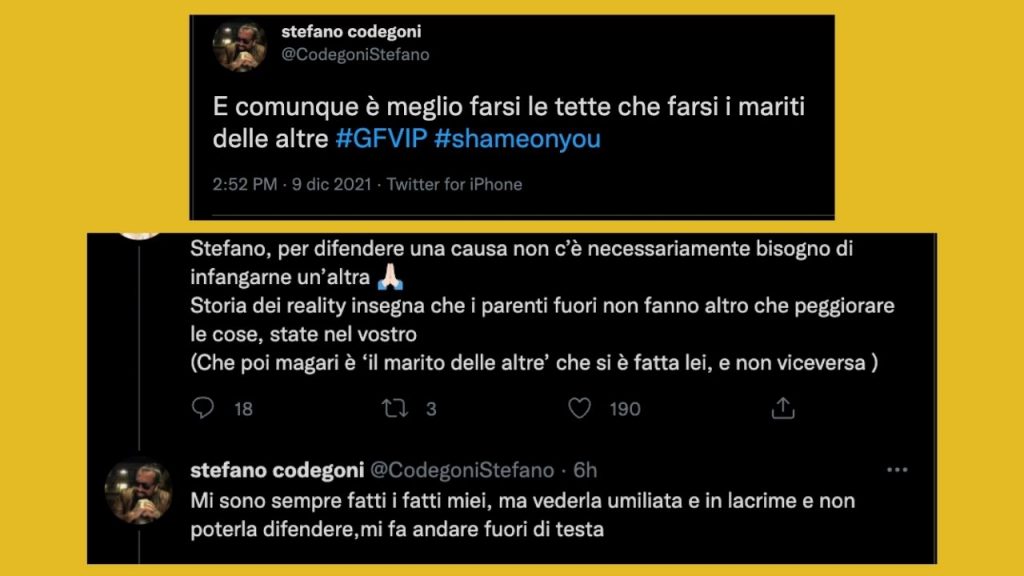 Stefano Codegoni su Twitter