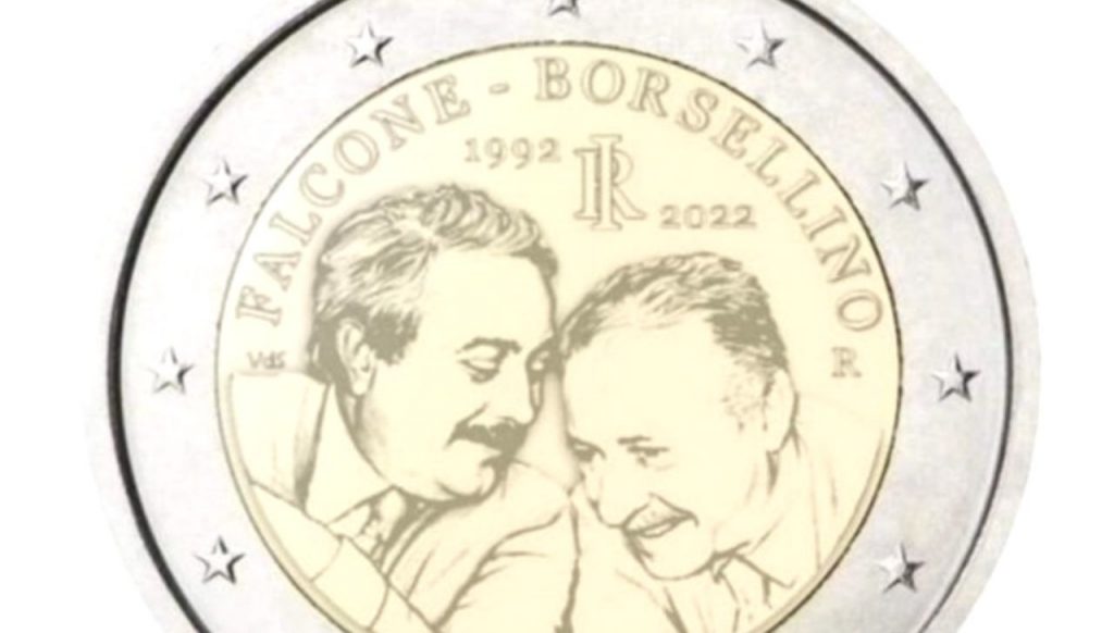 Giovanni Falcone Paolo Borsellino moneta