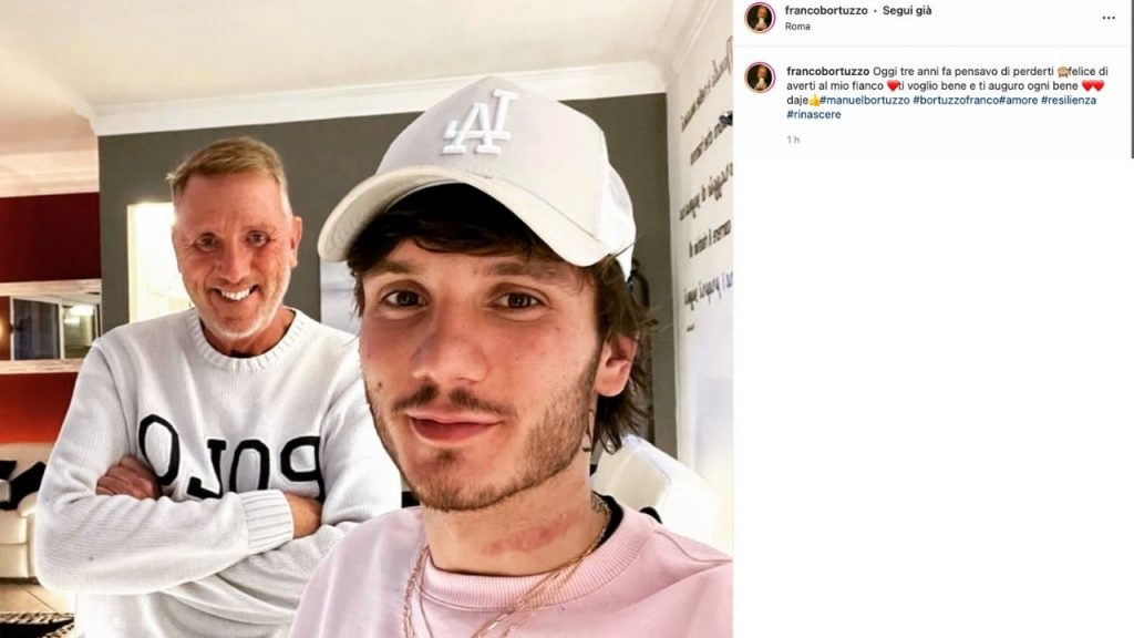 manuel bortuzzo sparatoria papa franco instagram