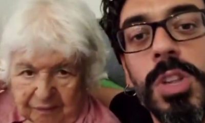 Mario De Lillo e la nonna su Instagram arte povera