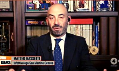 Matteo Bassetti virologo Zona Bianca