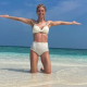 Michelle Hunziker alle Maldive