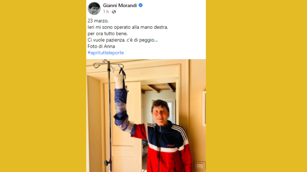 post gianni morandi