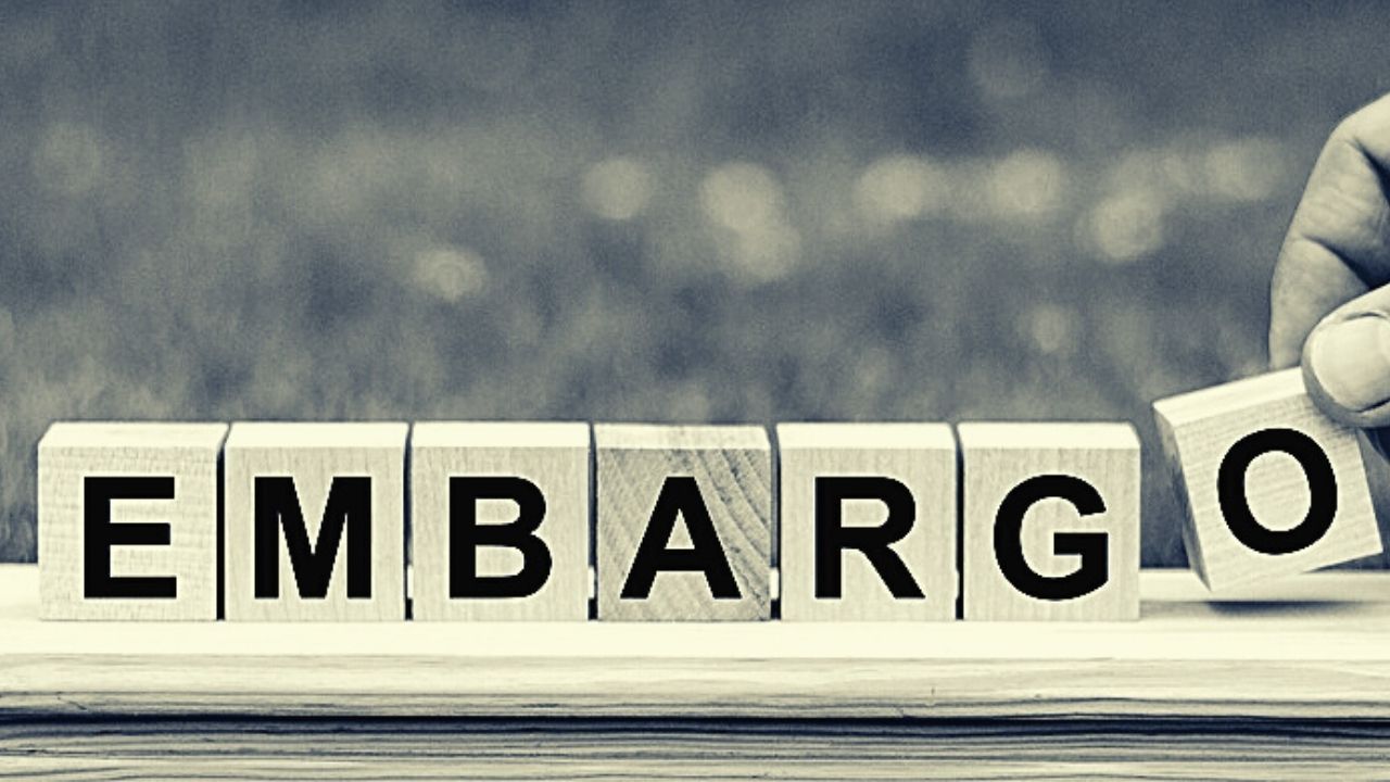 embargo: significato della parola