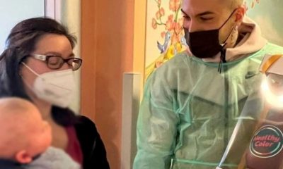 Sfera Ebbasta ospedale