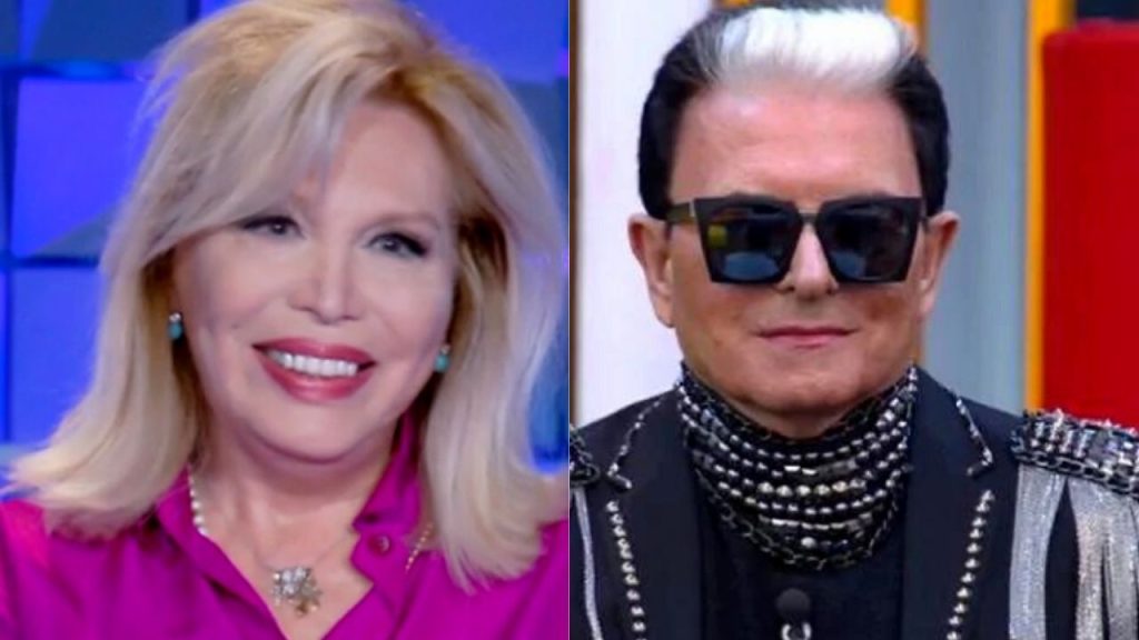 Amanda Lear e Cristiano Malgioglio