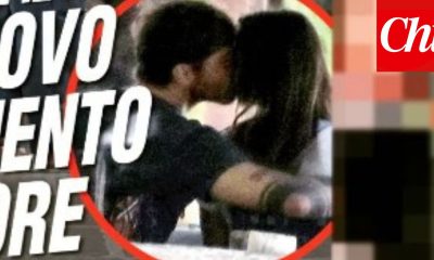 Stefano De Martino e Belen Rodriguez foto del bacio