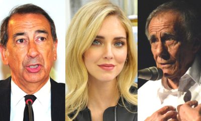 Beppe Sala, Chiara Ferragni e Roberto Vecchioni