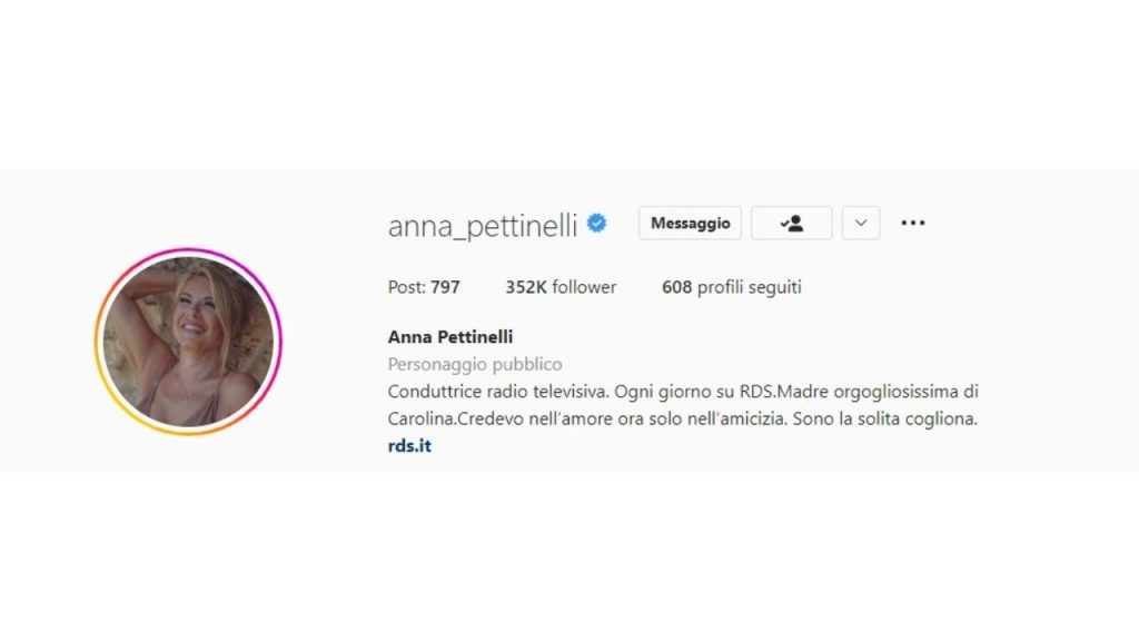 anna pettinelli biografia instagram ex stefano