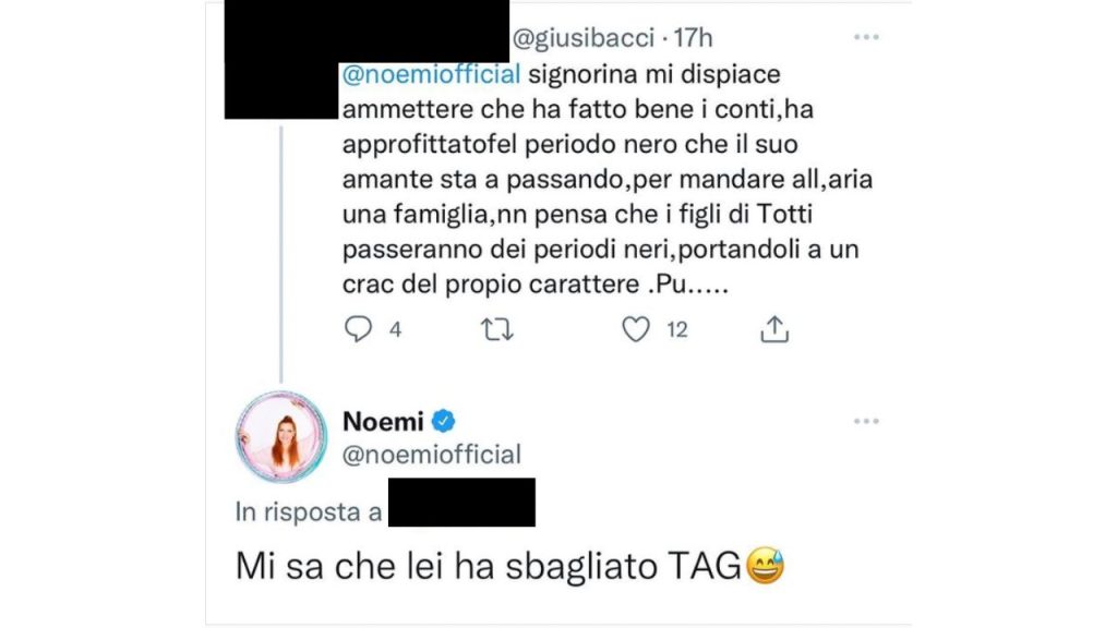 noemi totti bocchi