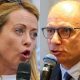 Giorgia Meloni Enrico Letta Porta a Porta