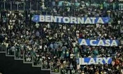 Ilary Blasi Lazio striscione