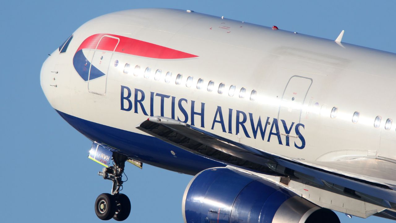 Aereo British Airways notizia Regina