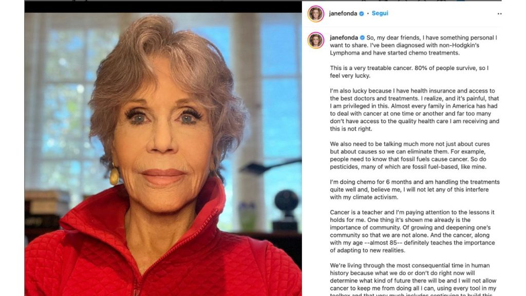 Jane Fonda cancro