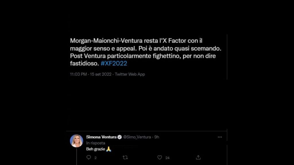 SImona Ventura X Factor