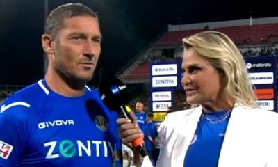 Simona Ventura e Francesco Totti