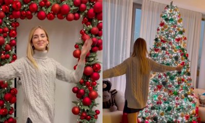 albero natale chiara Ferragni