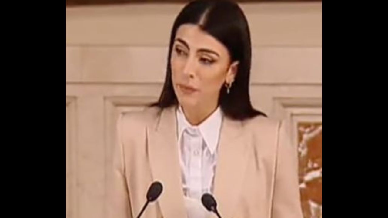 Giulia Salemi alla Camera dei Deputati