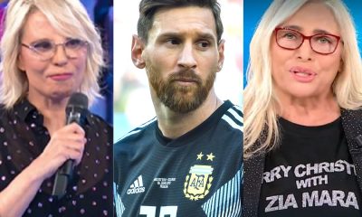 Messi Mara Venier e Maria De Filippi