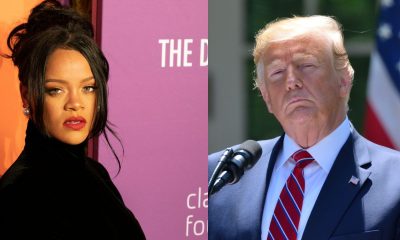 donald trump rihanna