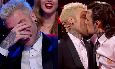 fedez bacio rosa chemical sanremo