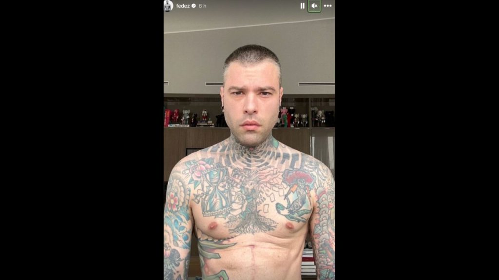 fedez rasato