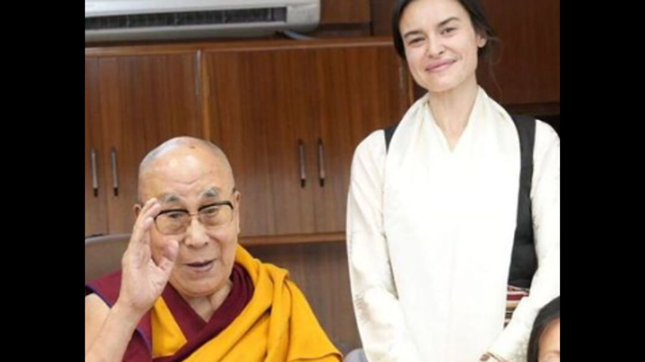 Dalai Lama e Kasia Smutniak