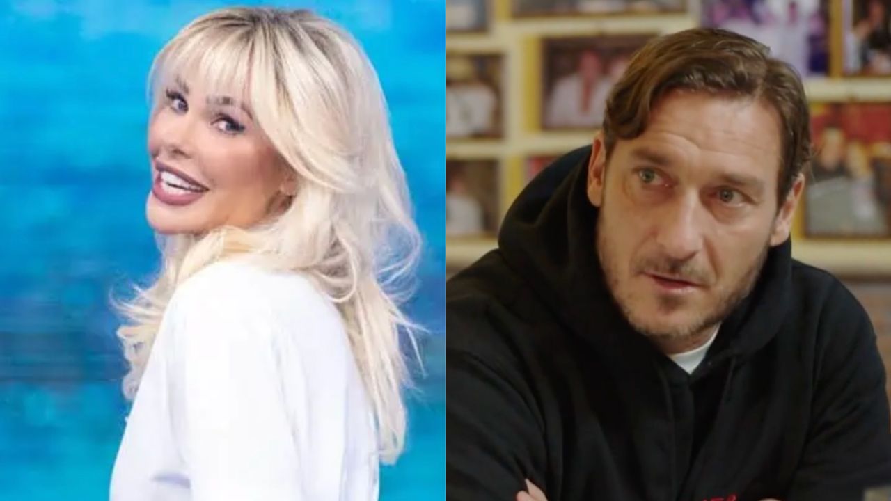 ilary blasi totti striscia