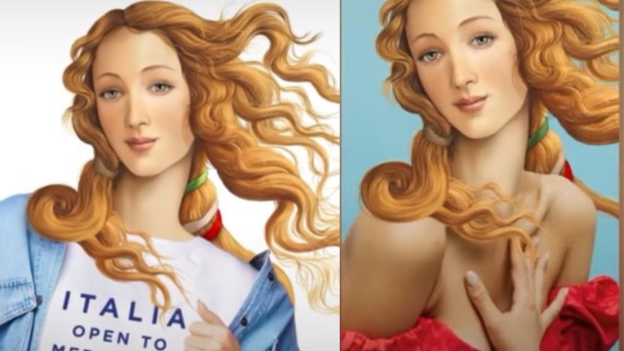 venere botticelli ferragni