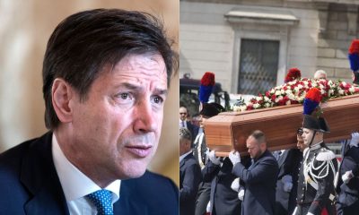 Giuseppe Conte funerali Berlusconi