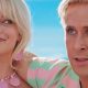 Ryan Gosling e Margot Robbie in una scena del film Barbie