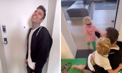 fedez video casa figli