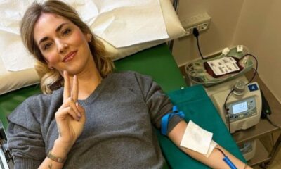 chiara ferragni dona sangue