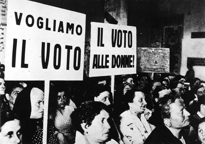 il voto alle donne