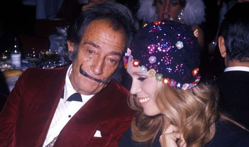 amanda lear e salvador dali